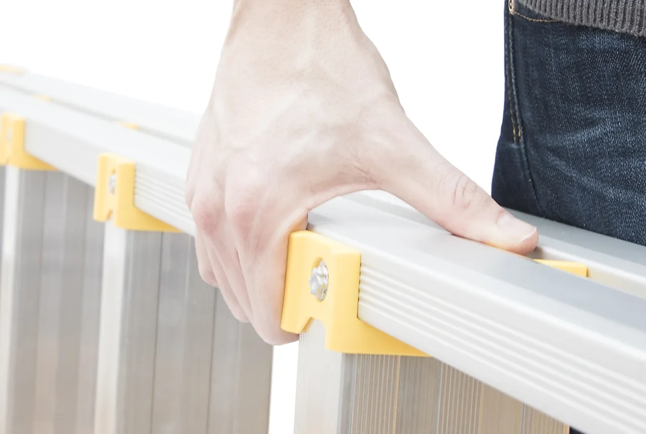 Trapp proff 44p eloks 5-trinn aluminium 1,22 meter