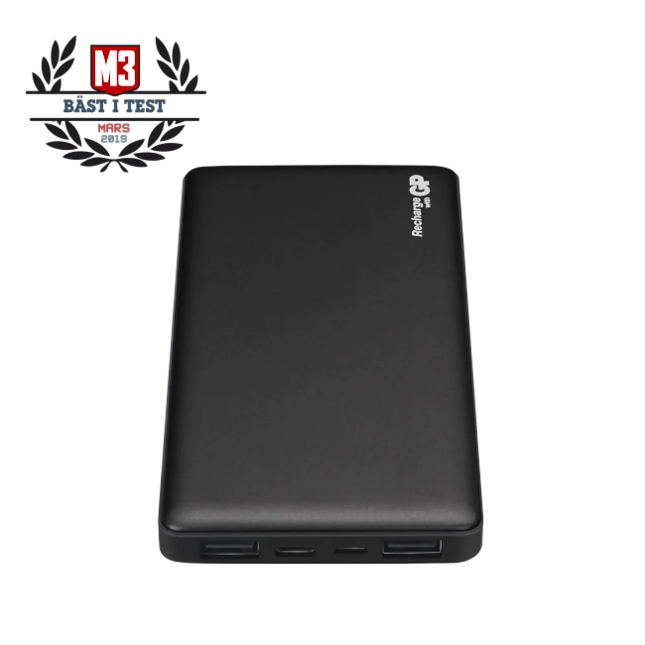 Powerbank lader voyage 2.0 sort Powerbank lader voyage 2.0 sort