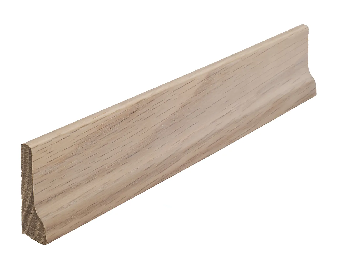 Fotlist hvitpigmentert eik 15x45 mm matt lakkert Fotlist hvitpigmentert eik 15x45 mm matt lakkert