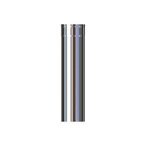 Stålpipe ø150 uisolert 550m bp black paint