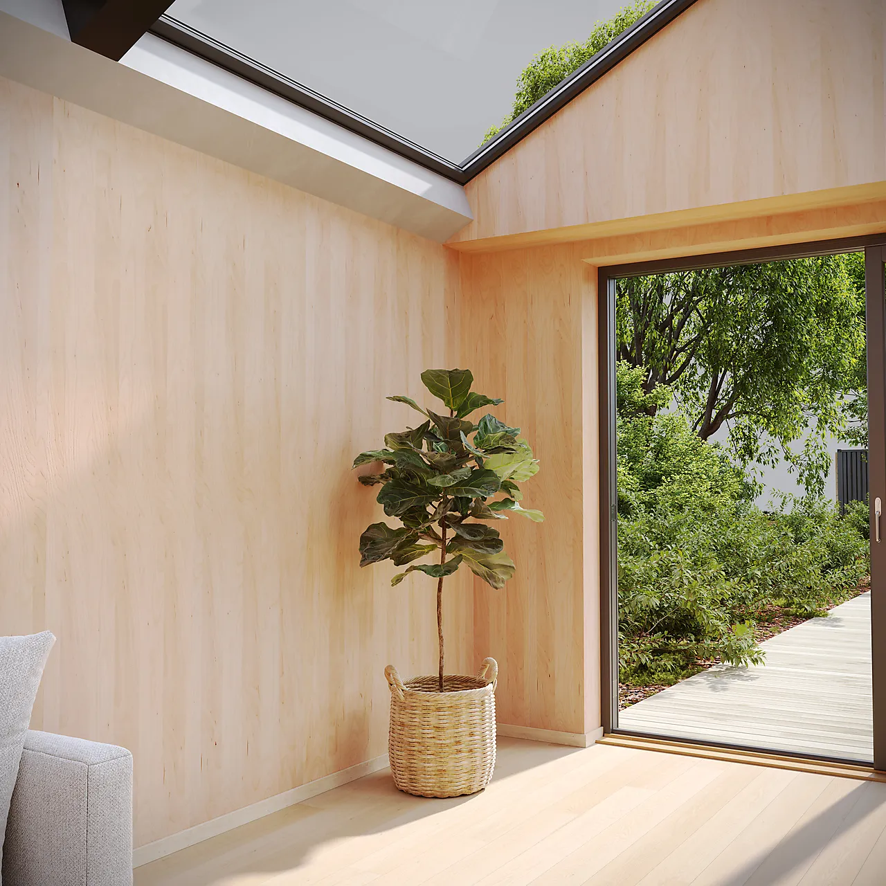 Fibo kryssfiner lakkert bjørk panel 10x620x3020 mm null - null - 3 - Miniatyr