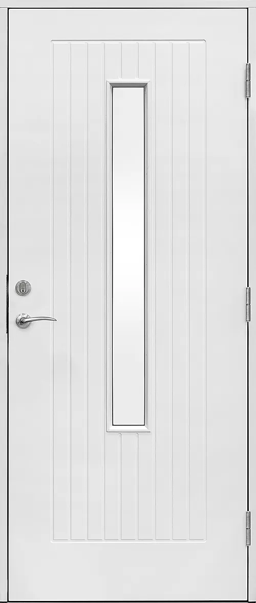 Ytterdør Forma 90x210 cm hvit venstre
