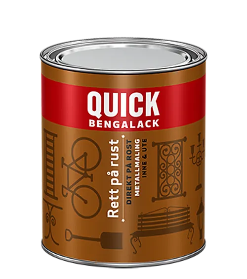 Bengalack rett på rust b-base 0,68 liter