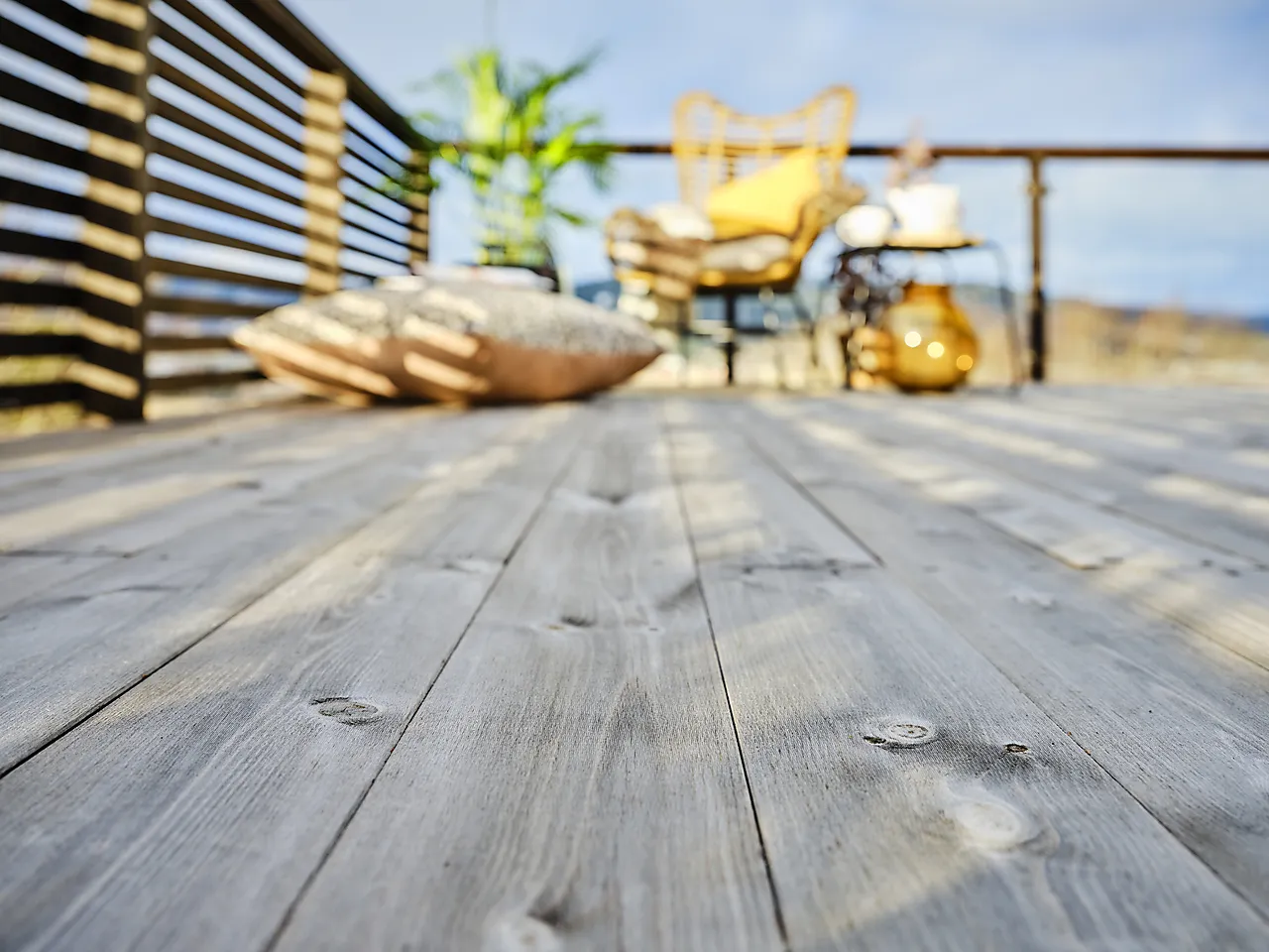 Terrassebord royalimpregnert natur Concise furu Uno 28x120 mm null - 28x120 - 2 - Miniatyr