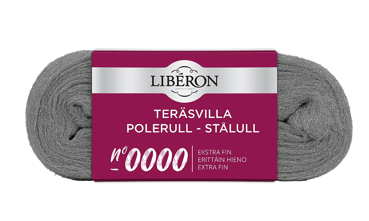 Stålull polerull 100 gram nr 0000