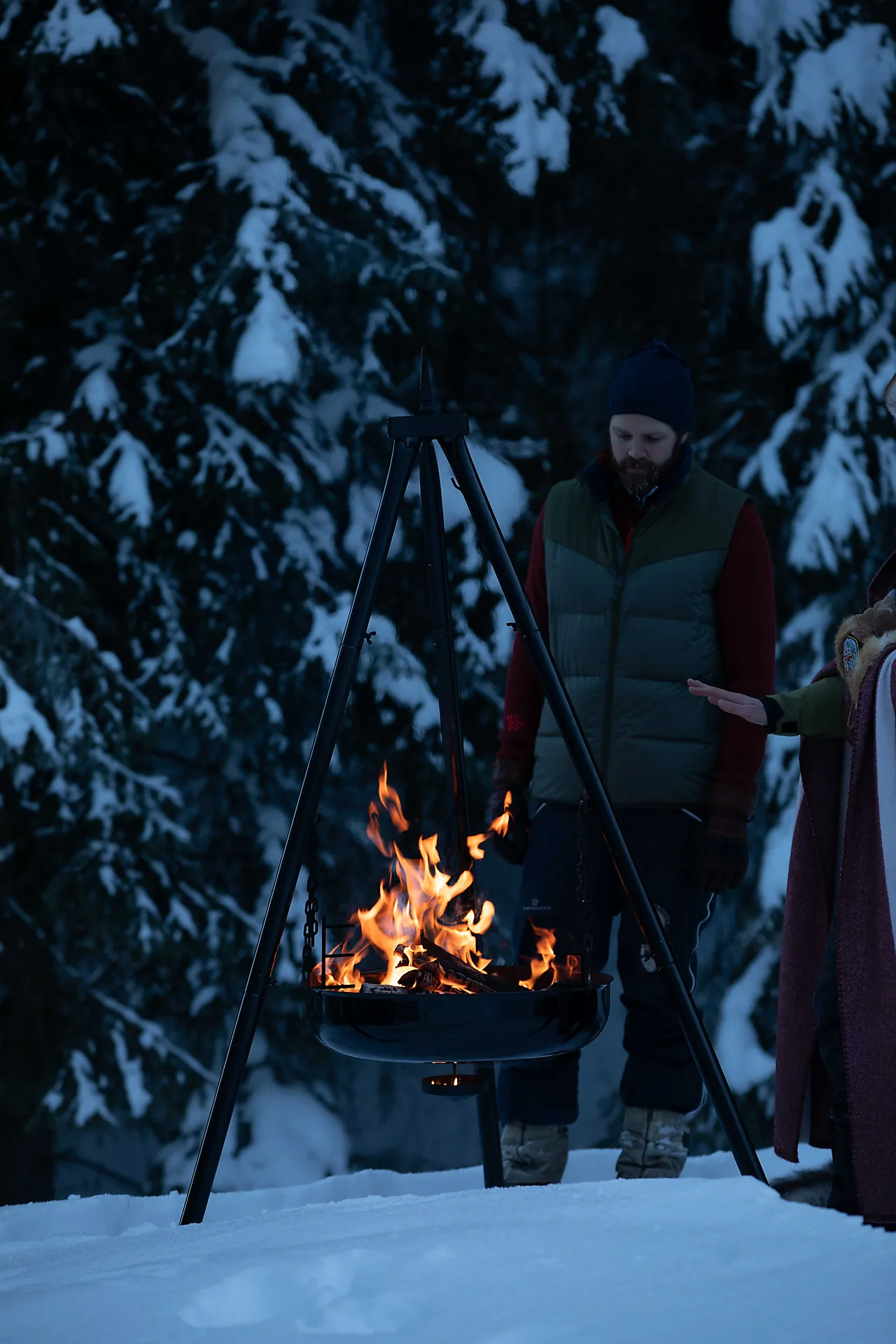 Bålpanne med grillrist 60 cm null - null - 2 - Miniatyr