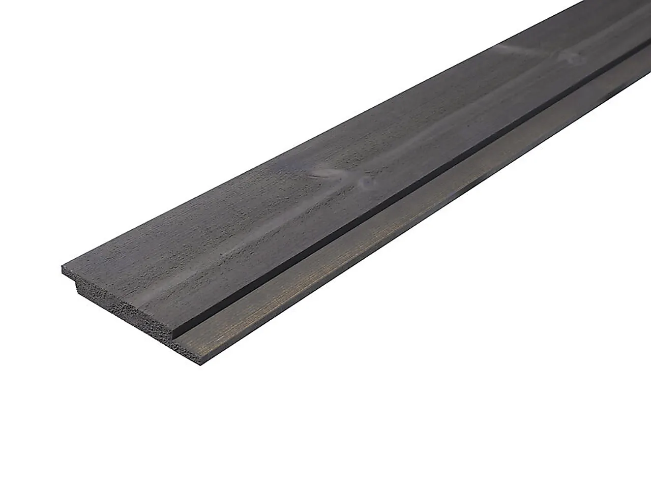 Kledning dobbelfals rettkant 19x148 mm grå