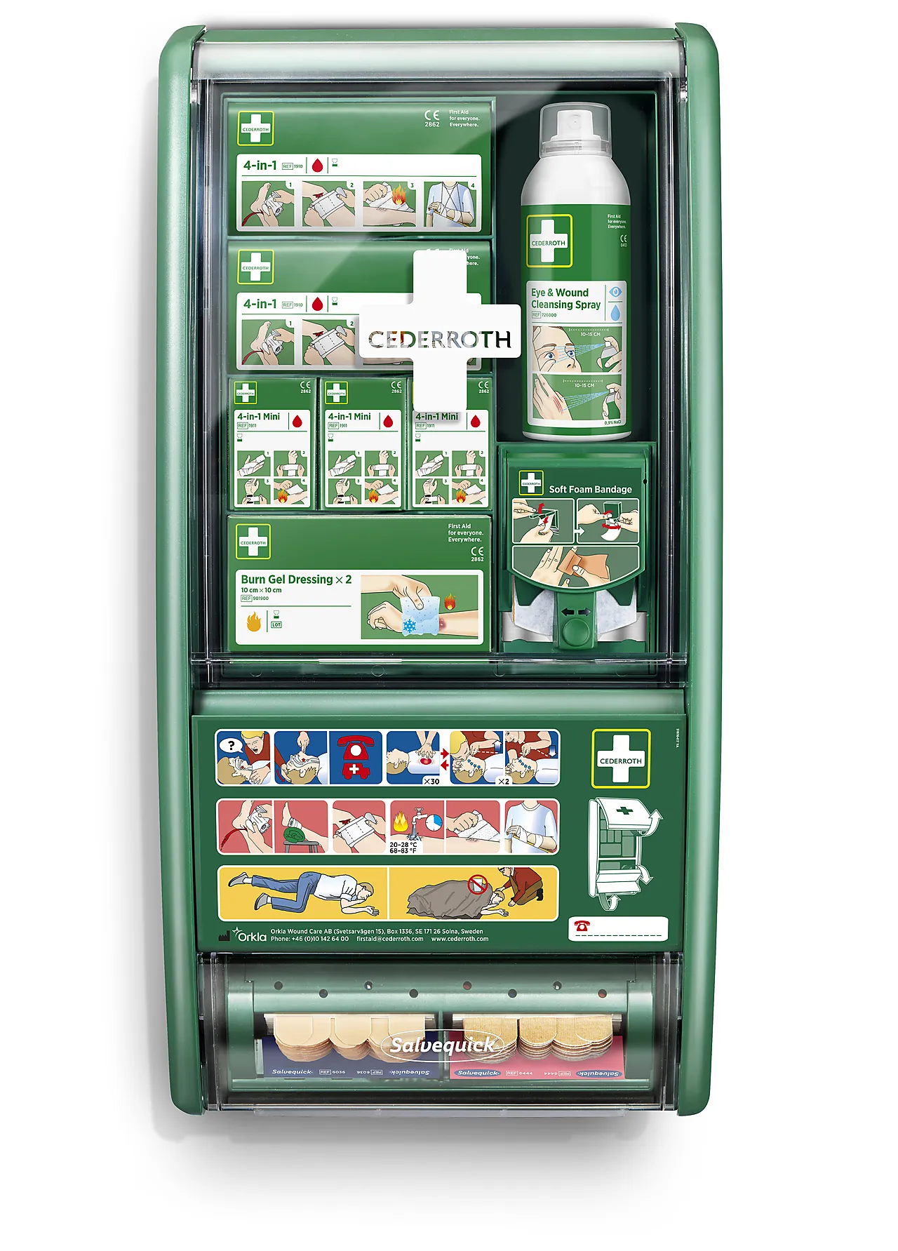 Førstehjelpspakke med lås Førstehjelpspakke med lås