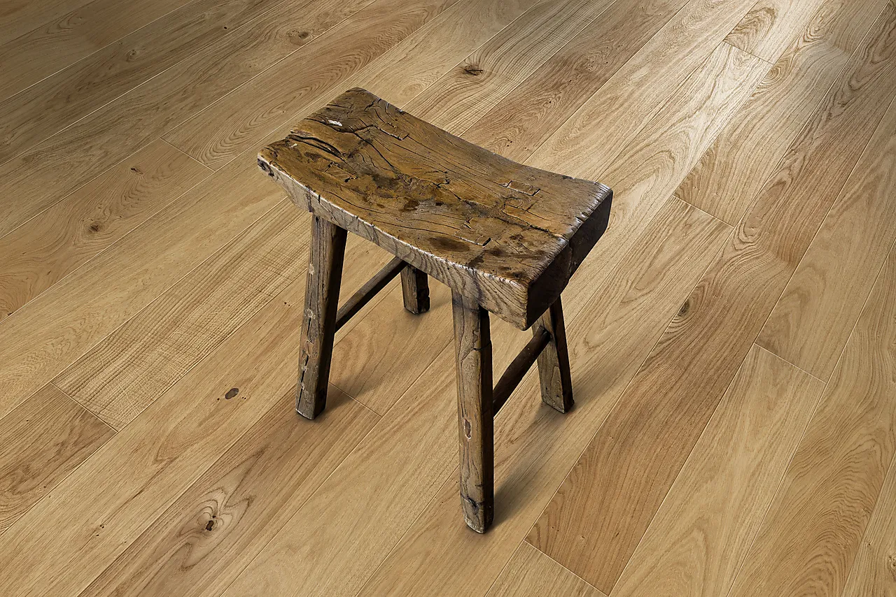 Eik Cornwall 1-stavs Plankegulv Børstet Matt 18,7x242 cm null - null - 3 - Miniatyr