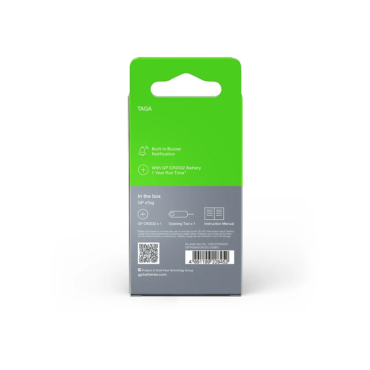 GP eTag Bluetooth Smart Tracker svart 1-pack null - null - 3 - Miniatyr
