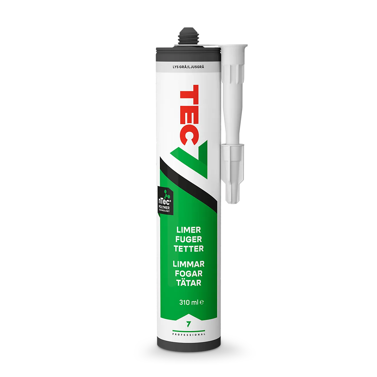 Fugemasse Tec7 Lys grå 100 ml