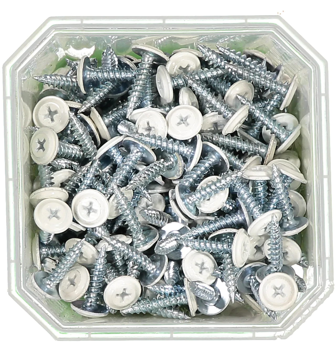 Montasjeskrue 4,2x19 hvit a250skarp spiss tre/stål null - null - 2 - Miniatyr