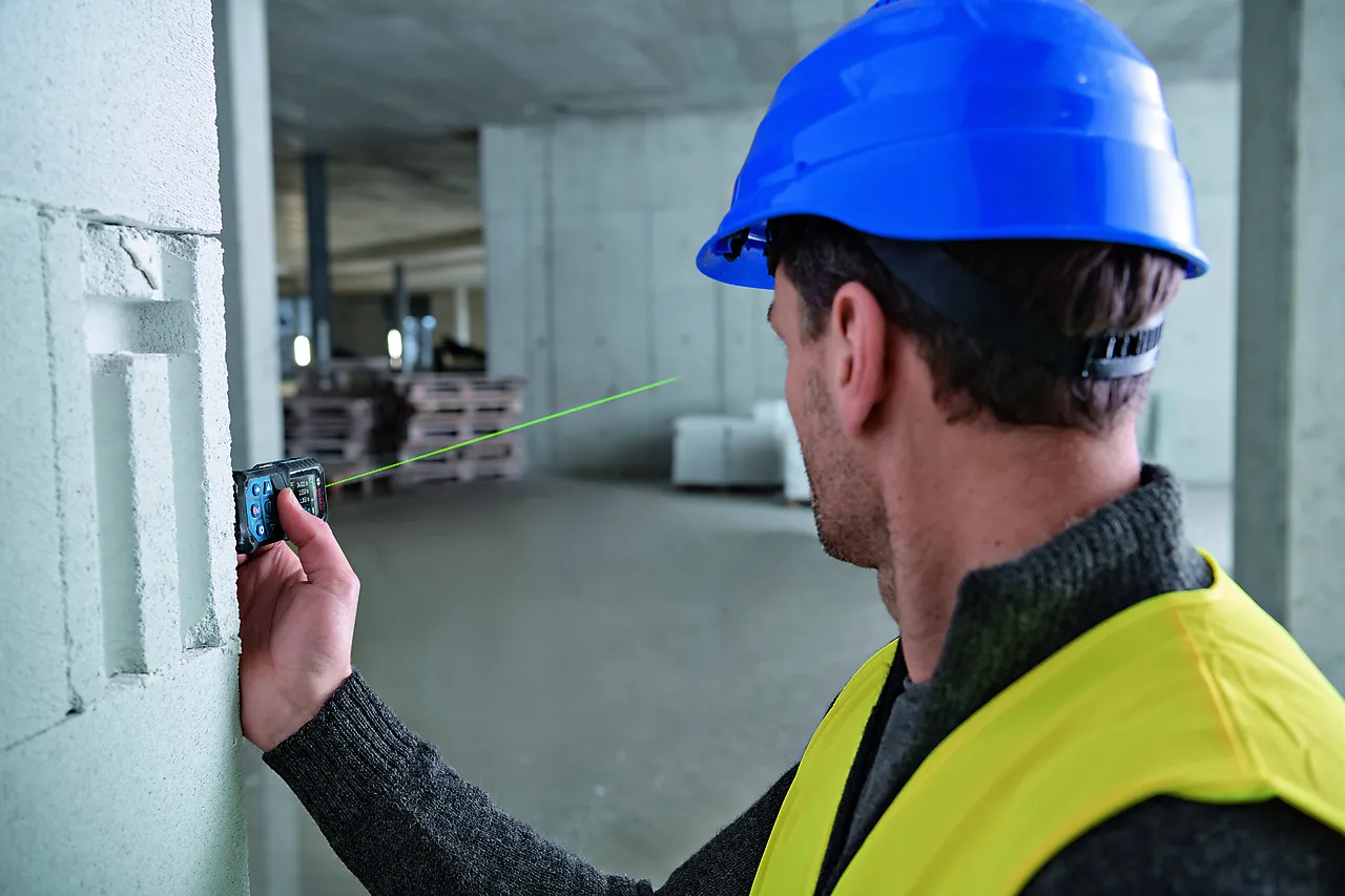 Laseravstandsmåler med bluetooth grønn li-ion-batteri null - null - 3 - Miniatyr