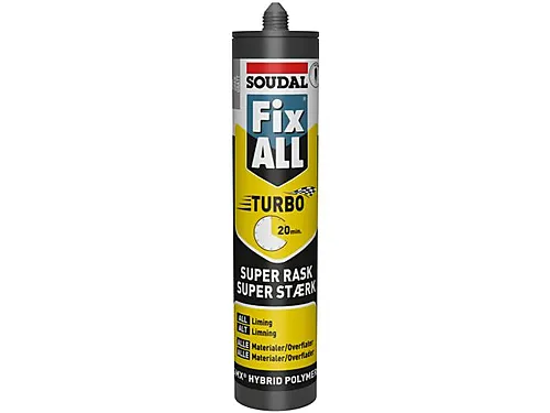 Monteringslim Fix all turbo 290 ml grå