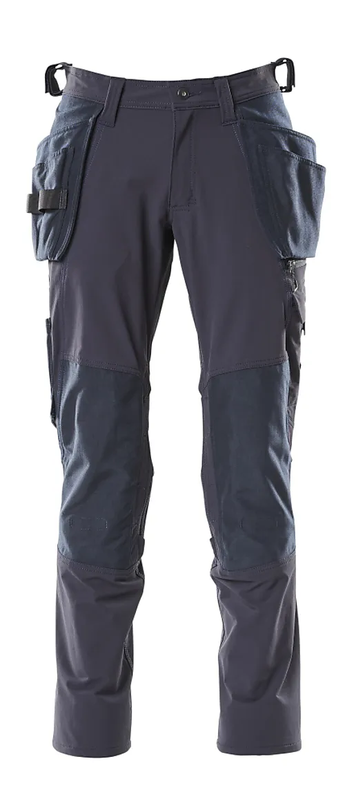 Bukse 18031 marine 82c56 hengelommer, stretch
