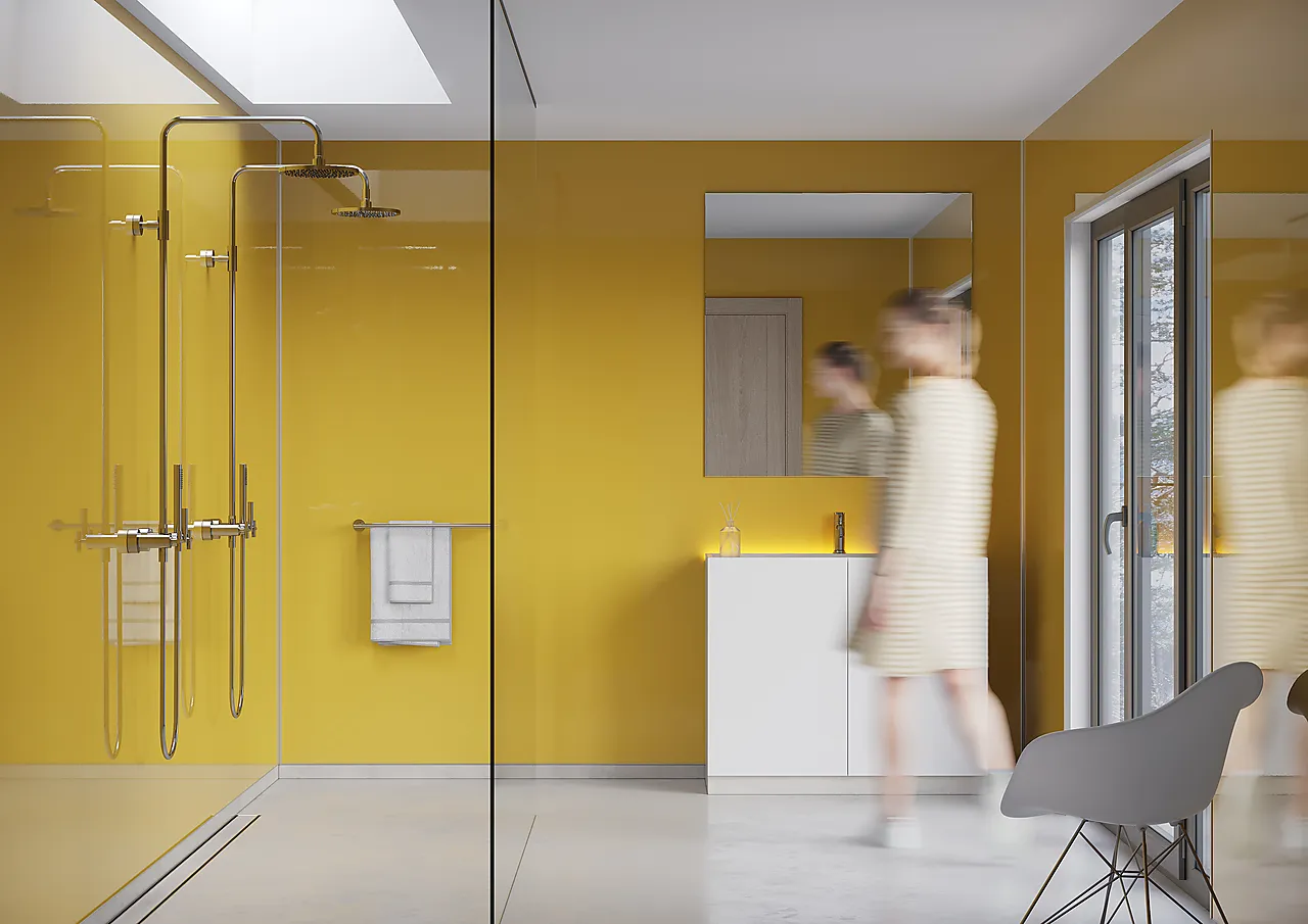 Baderomsplate 5223f00 yellow no tile 10x620x2400