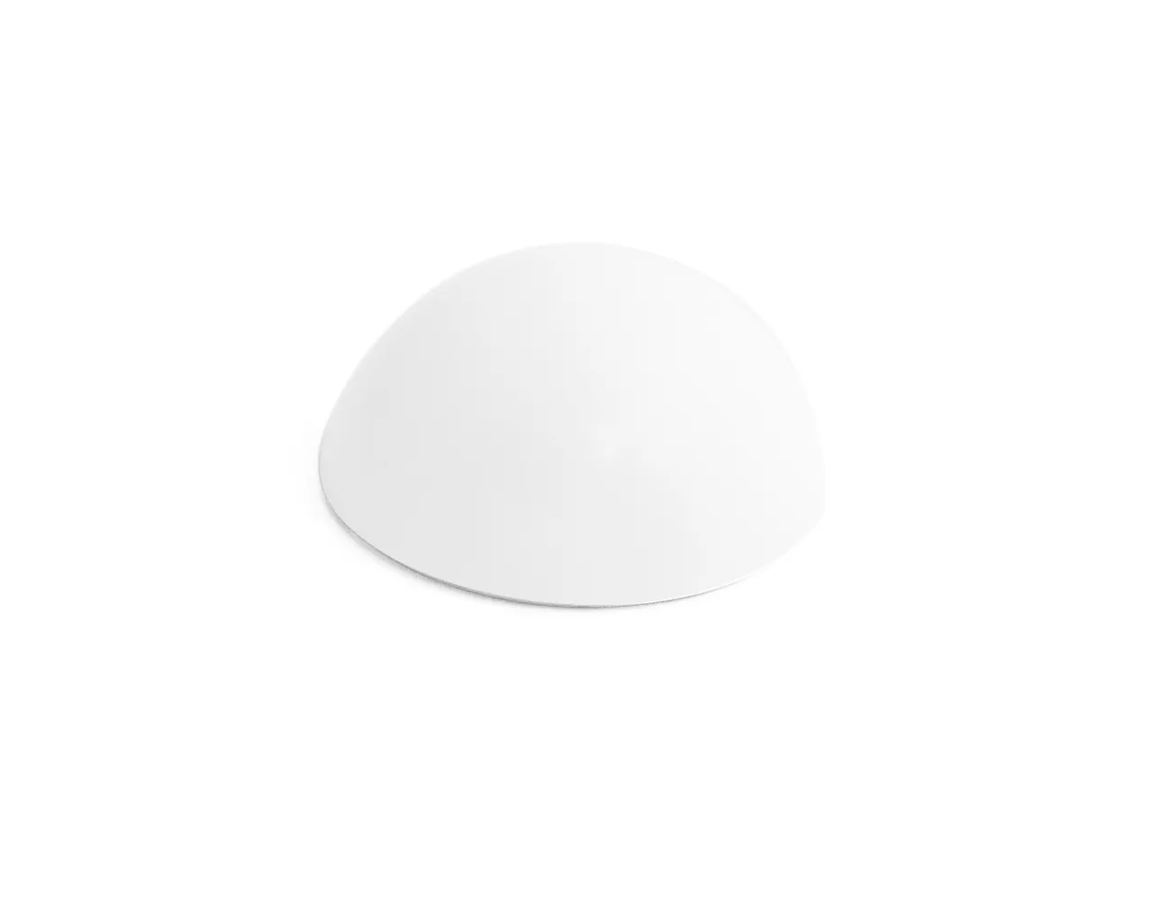 Dørstopper hvit selvklebende 40x9,5 mm