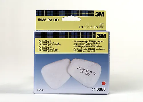 Filter 5935dr p3 2par/holder ukombinert m gass/dampfiltr
