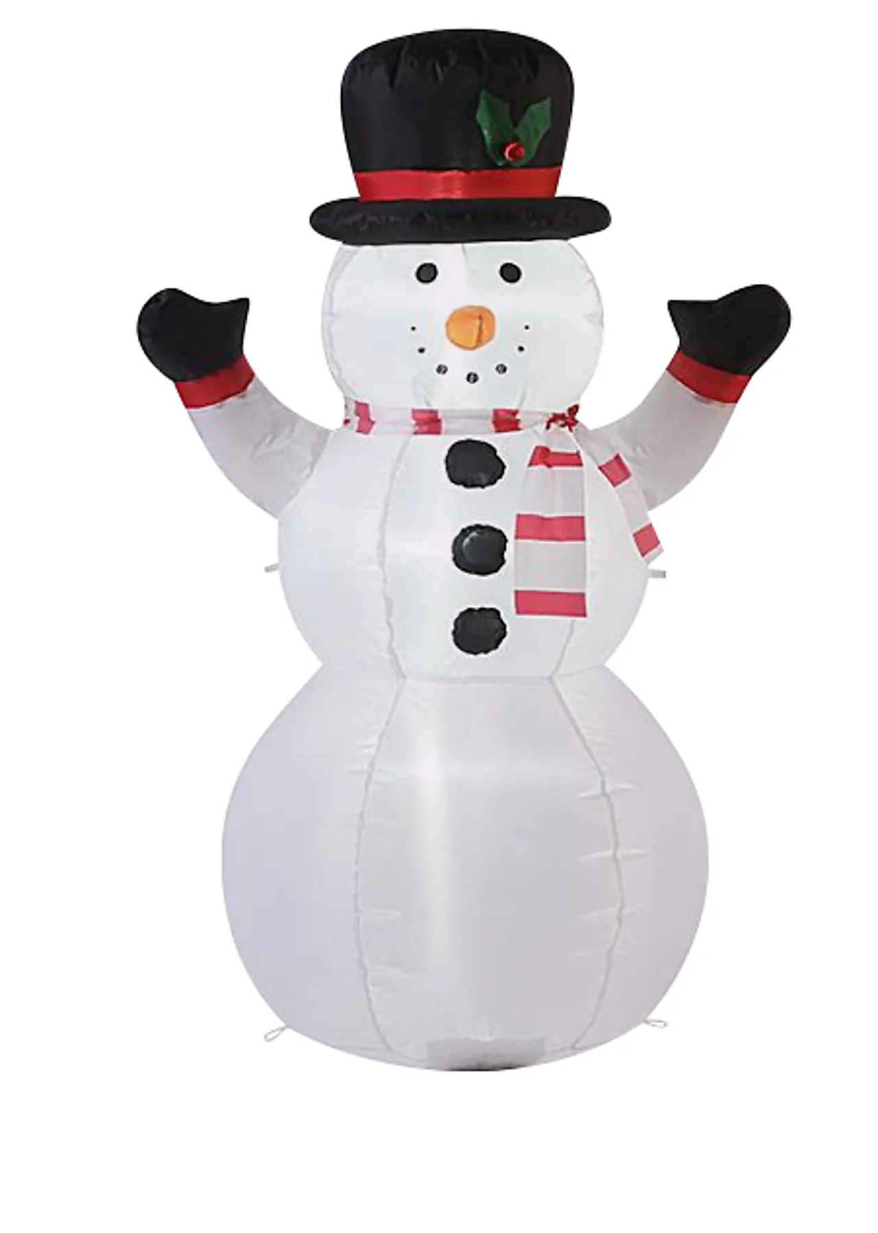 Snømann oppblåsbar med LED-lys 2,4 meter null - null - 2 - Miniatyr