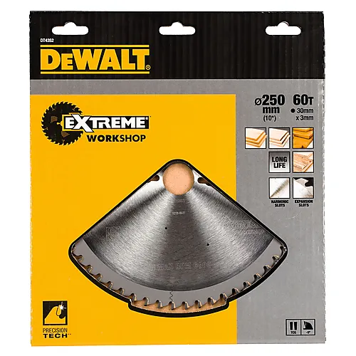 Dewalt Sagblad 250x30 med 60 tenner