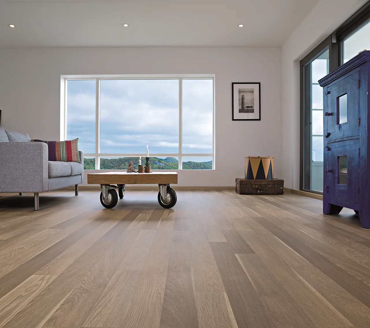 Høytrykkslaminat 1-stav eik original natur null - null - 2 - Miniatyr