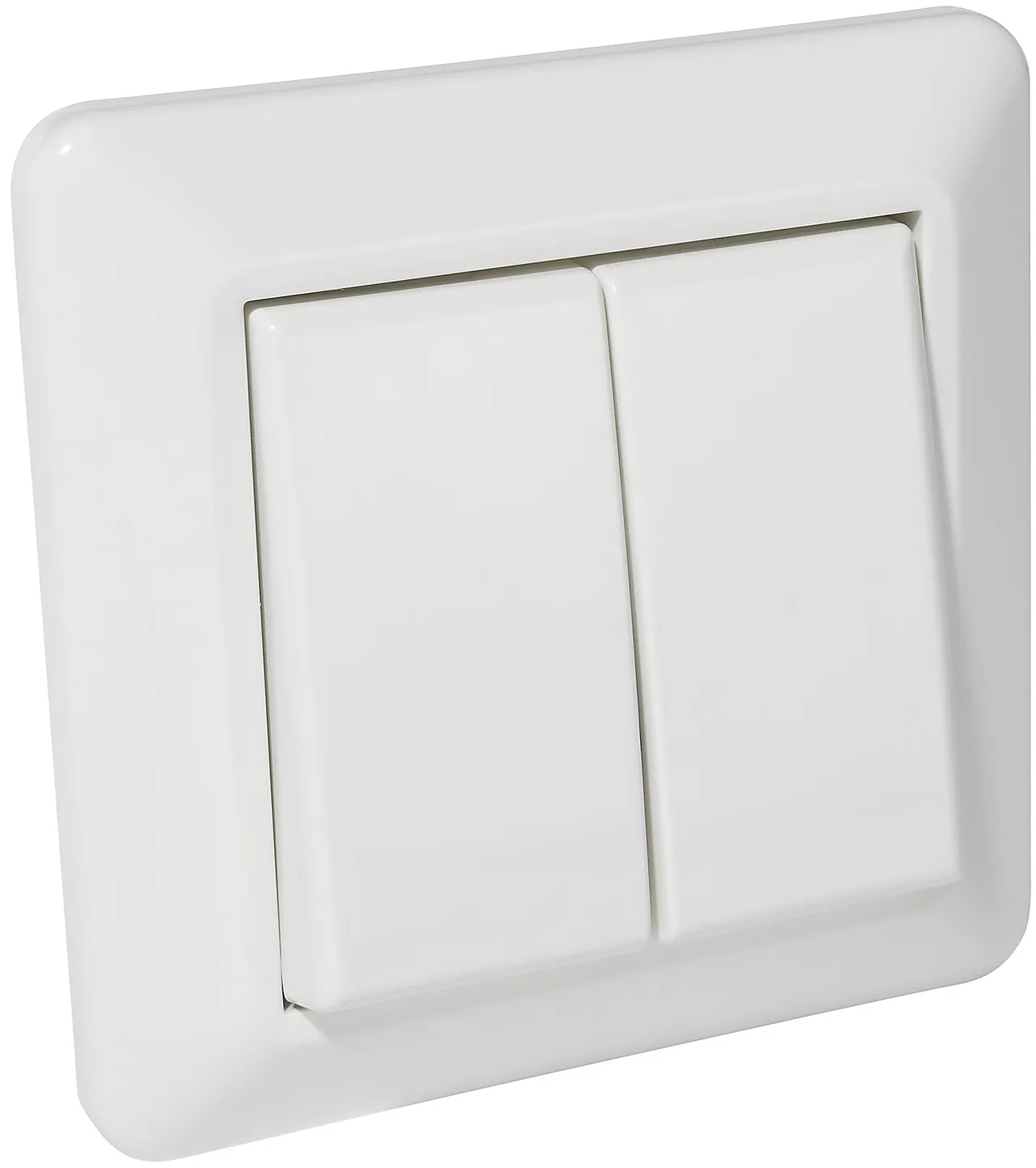 Bryter kronevender innfelt RS16 hvit Bryter kronevender innfelt RS16 hvit