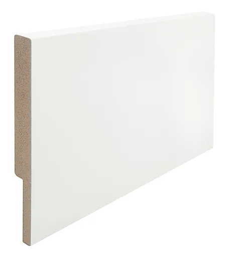Utforing mdf hvit bomull S0502-Y 18x195x2440 mm