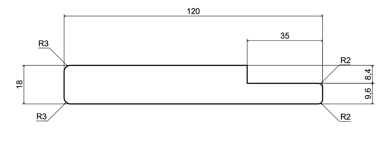 Furu utforing 18x120x4400 NCS S8500N null - 18x120x4400 - 2 - Miniatyr