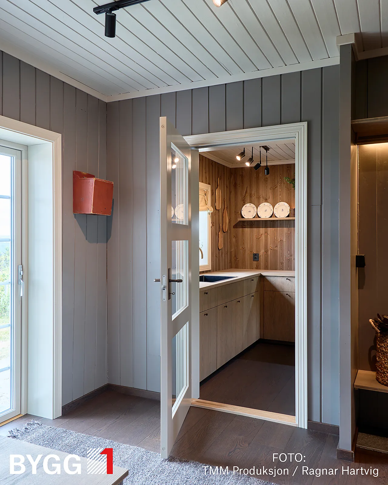 Innerdør Stil 3 med glass hvit 80x200 cm null - 80x200 cm - 3 - Miniatyr