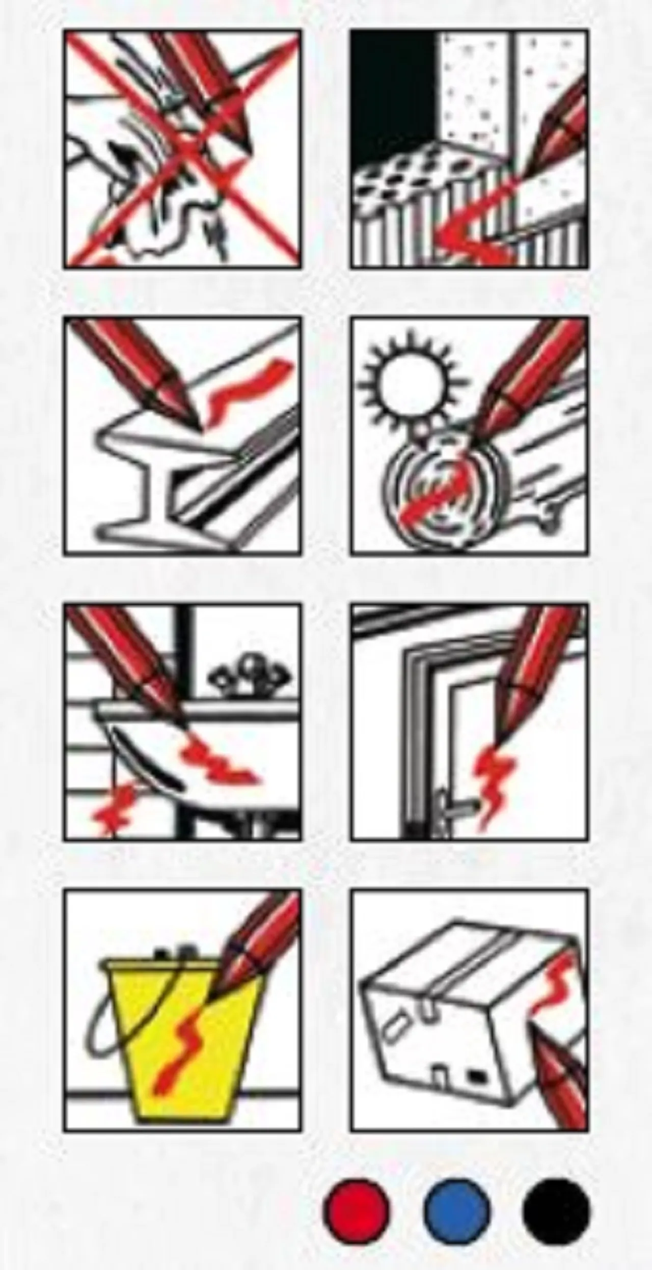 HULLMERKEPENN INK RØD null - null - 2 - Miniatyr