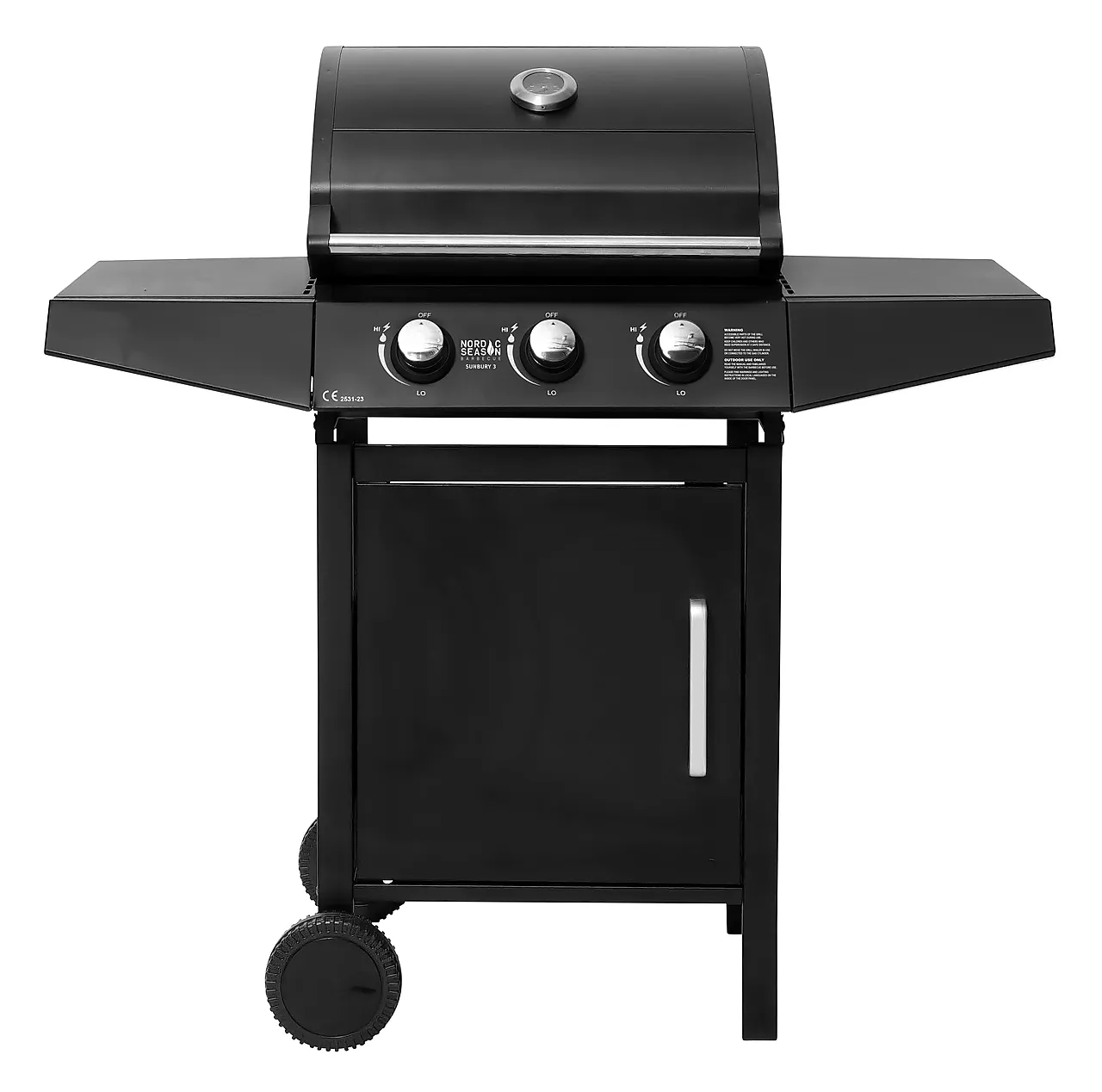 Gassgrill Sunbury 3 svart Gassgrill Sunbury 3 svart