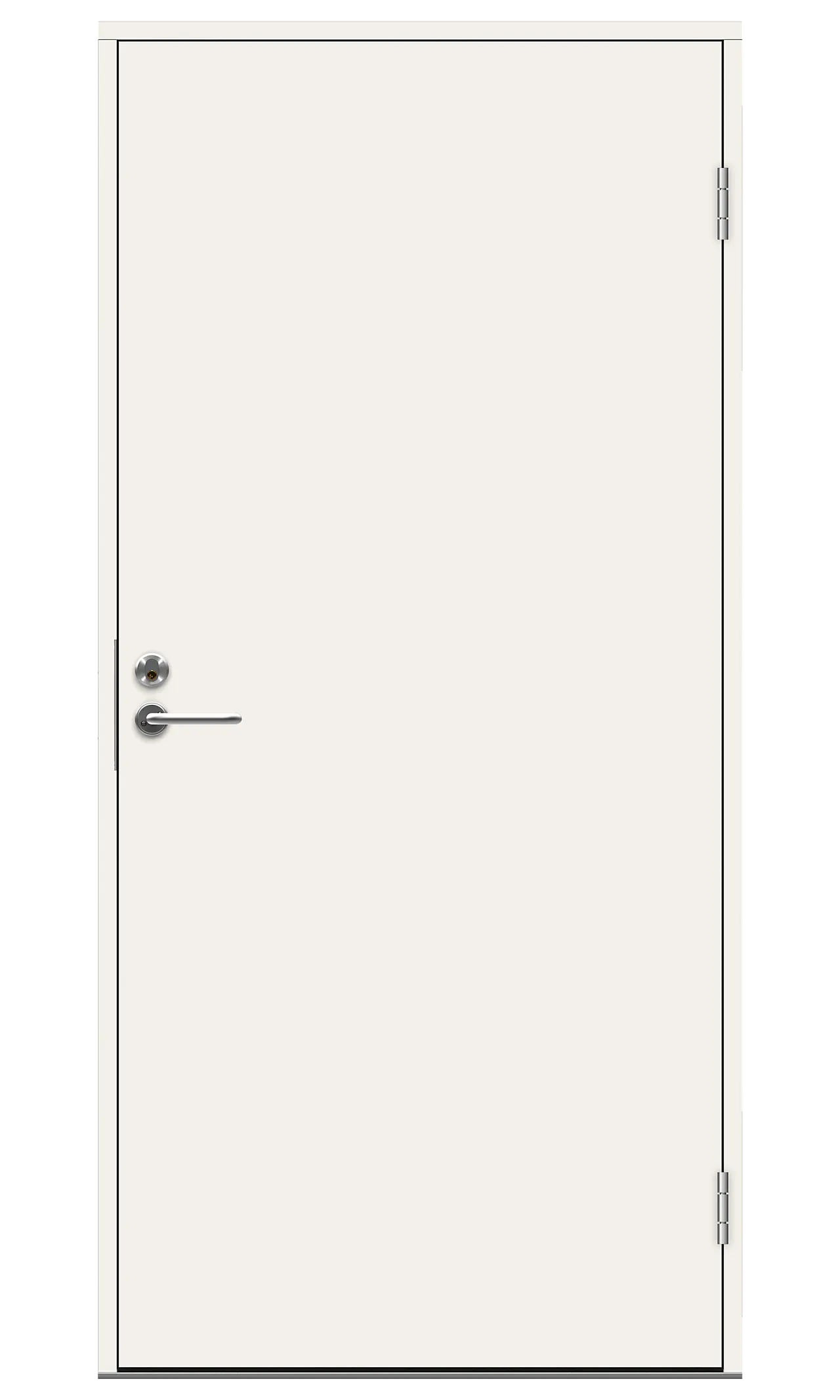 Urban Pluss ytterdør 90x210 cm venstrehengslet hvit Urban Pluss ytterdør 90x210 cm venstrehengslet hvit