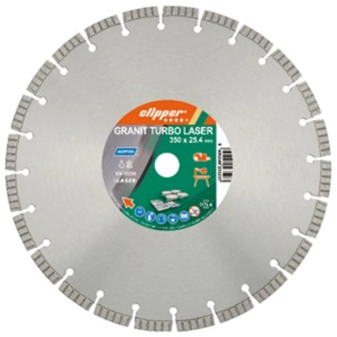 DIAMANTBLAD GRANITT 400X25,4 400X25,4 CLIPPER GRANIT TURBO LASER