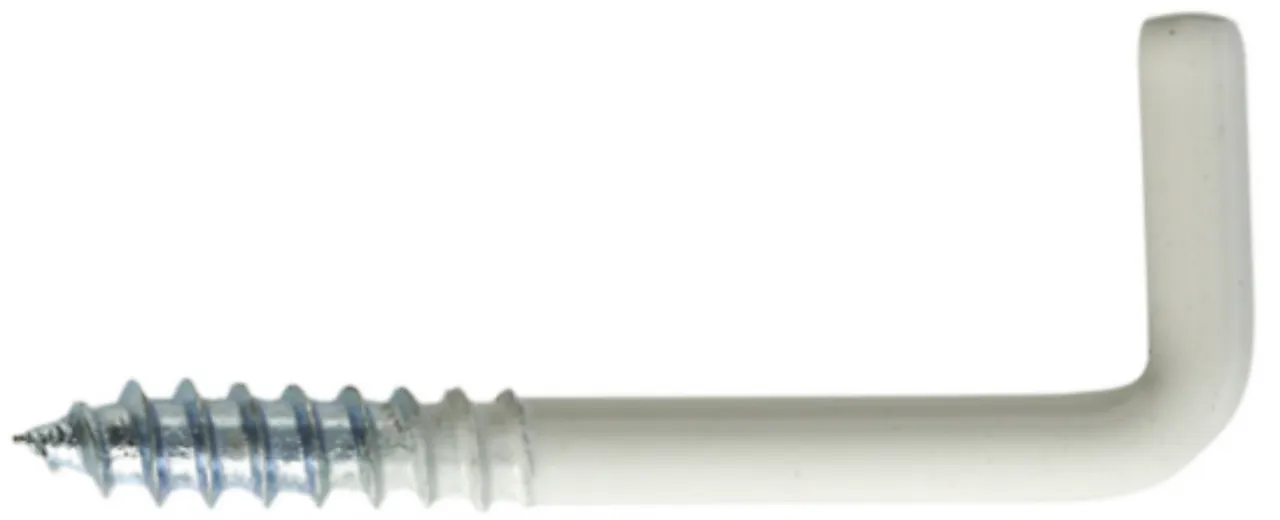 Vinkelskrue hvit epoxy 41x3,3 mm 5 stk Vinkelskrue hvit epoxy 41x3,3 mm 5 stk