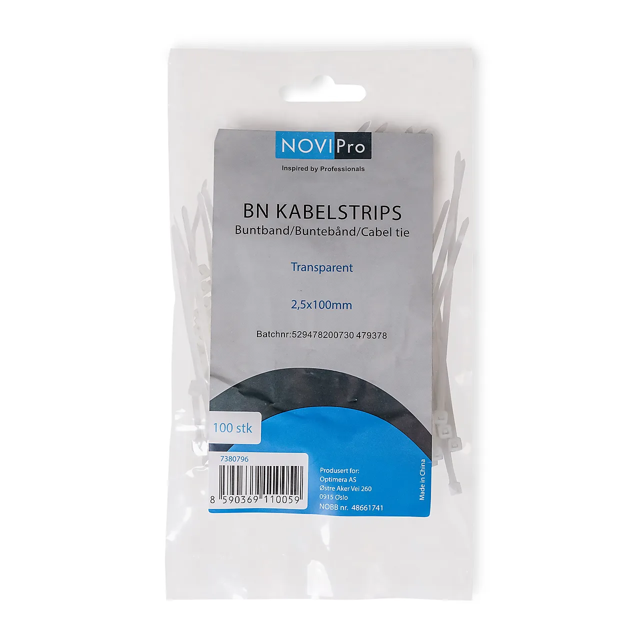 NOVIPro Kabelstrips bn 2,5X100 mm