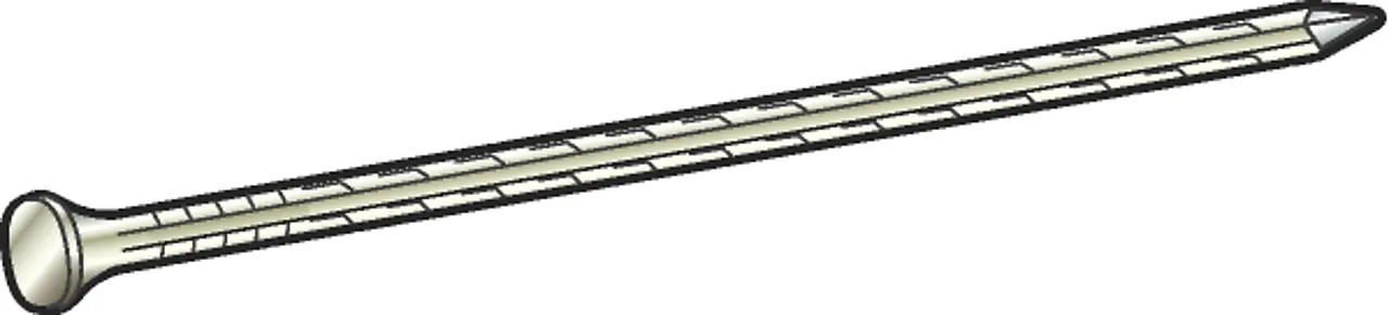 Spiker dykkert 50x2,0 fzbaa-80 skarpkant blankforsinket stål Spiker dykkert 50x2,0 fzbaa-80 skarpkant blankforsinket stål