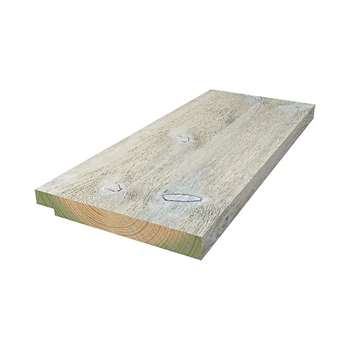 Kledning enkelfalset 19x148 mm grunnet dekkhvit impregnert furu