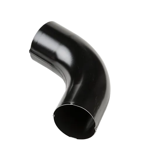 Bend stål Ø75 mm sort