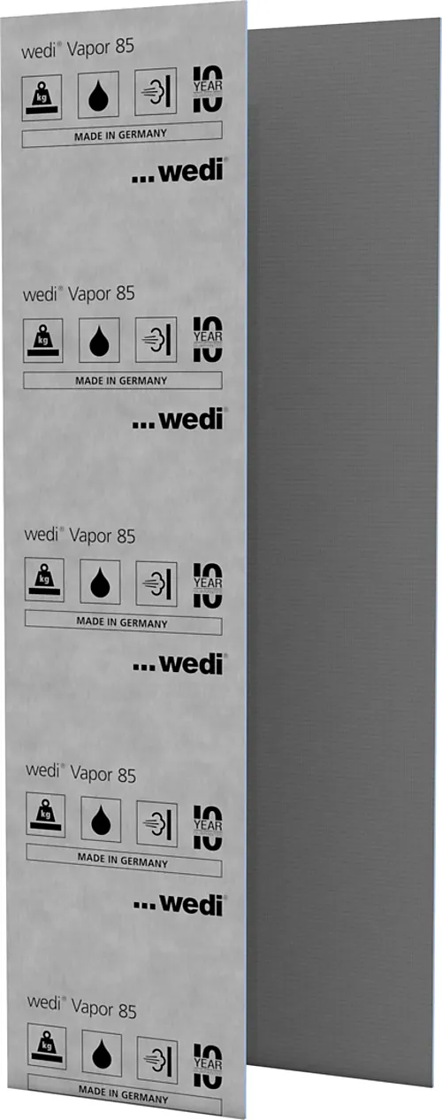 Våtromsplate damptett 2500x600x12,5 wedi vapor 85n 2500x600x12,5