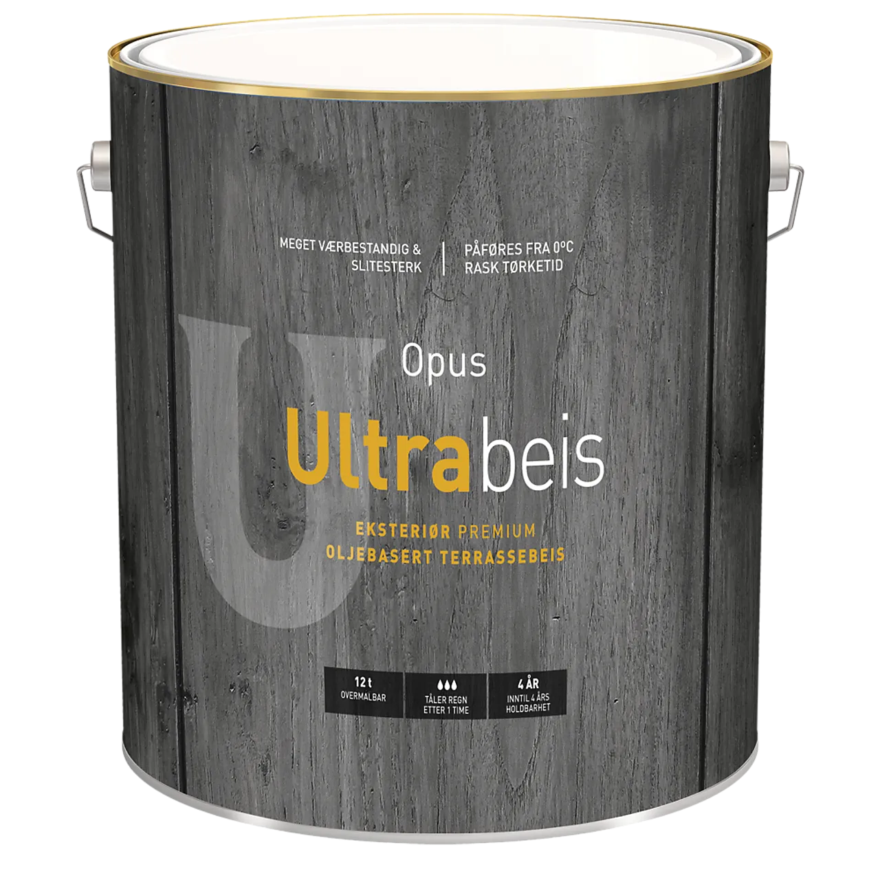 Ultrabeis terrassebeis base gul 9 liter