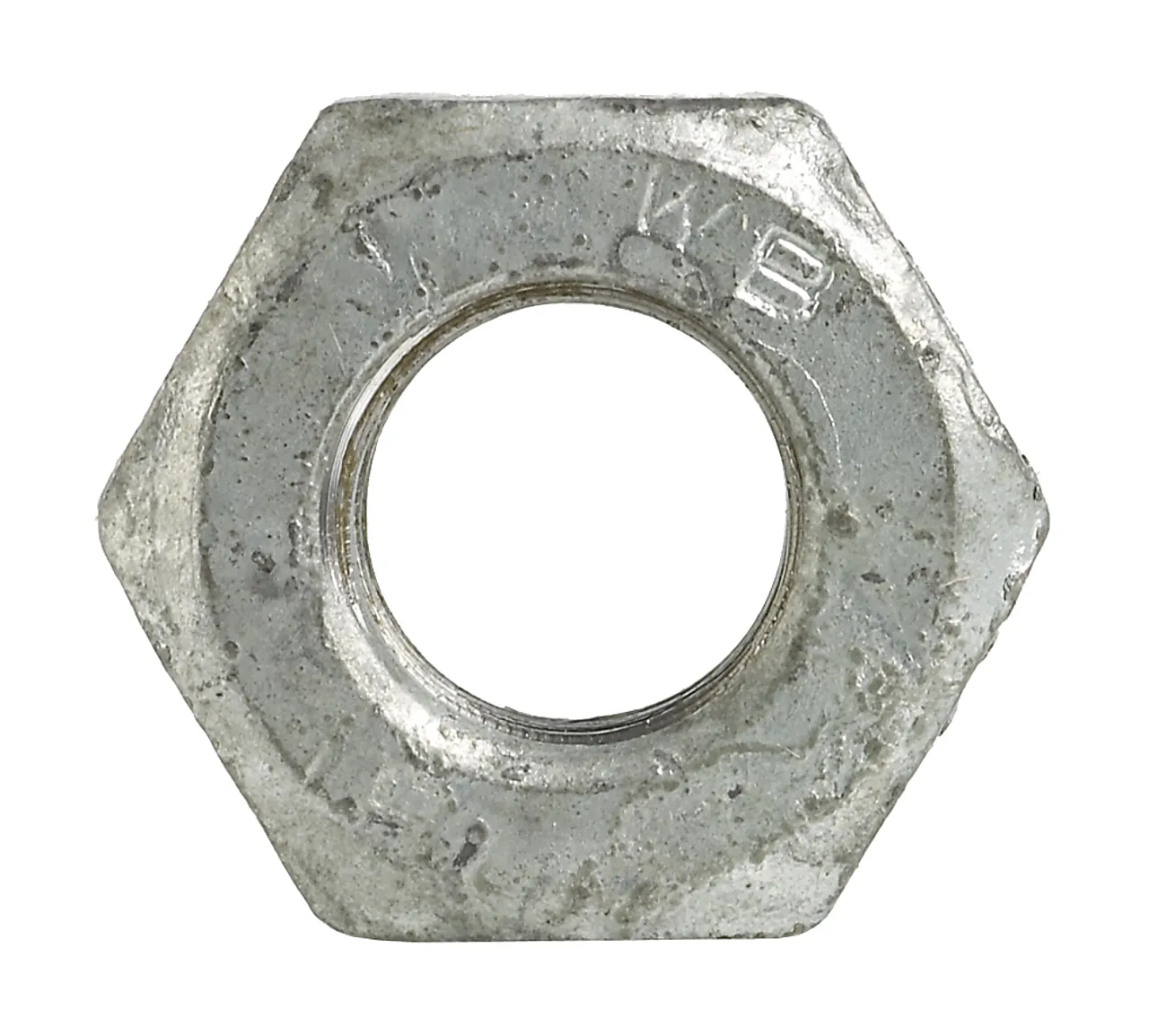 Sekskantmutter DIN934 M10 varmforsinket 7 stk