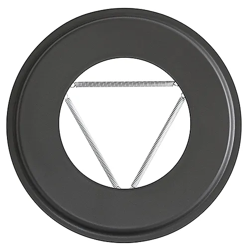 Pyntering Ø 125 mm sort matt emalje