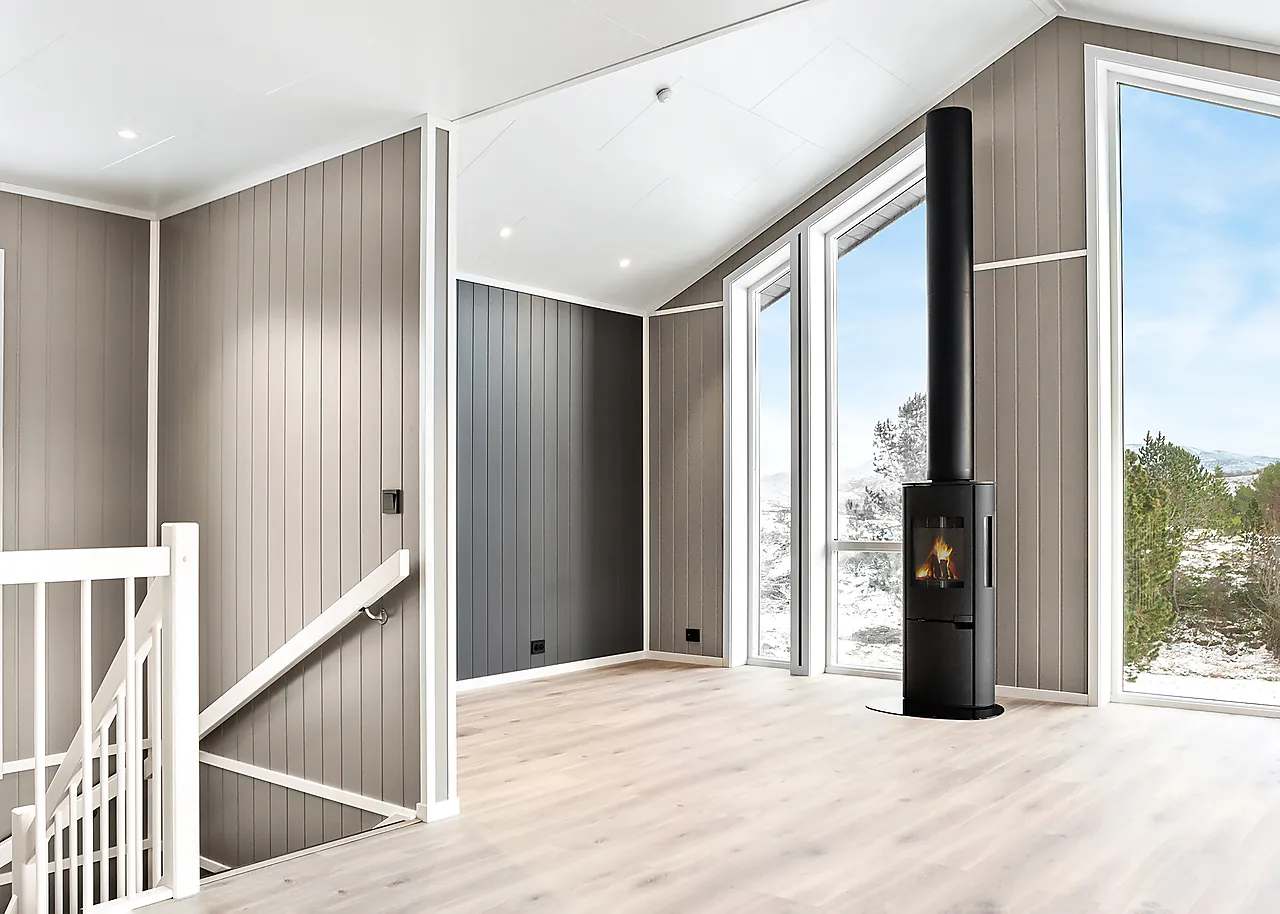 Gulvlist furu rund klassisk hvit S0500-N 12x58x4400 mm null - null - 2 - Miniatyr