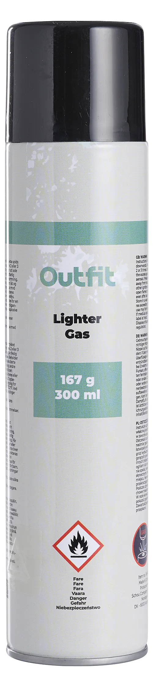 Gass for lighter 300ml outfit