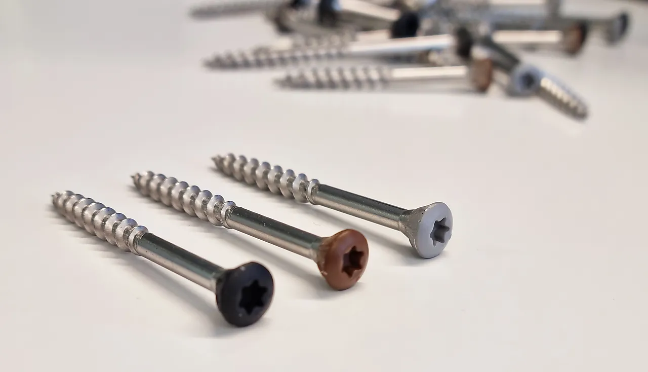 Fasadeskrue A4 T20 grå 4,5x65 mm 200 stk null - 4,5x65 - 2 - Miniatyr