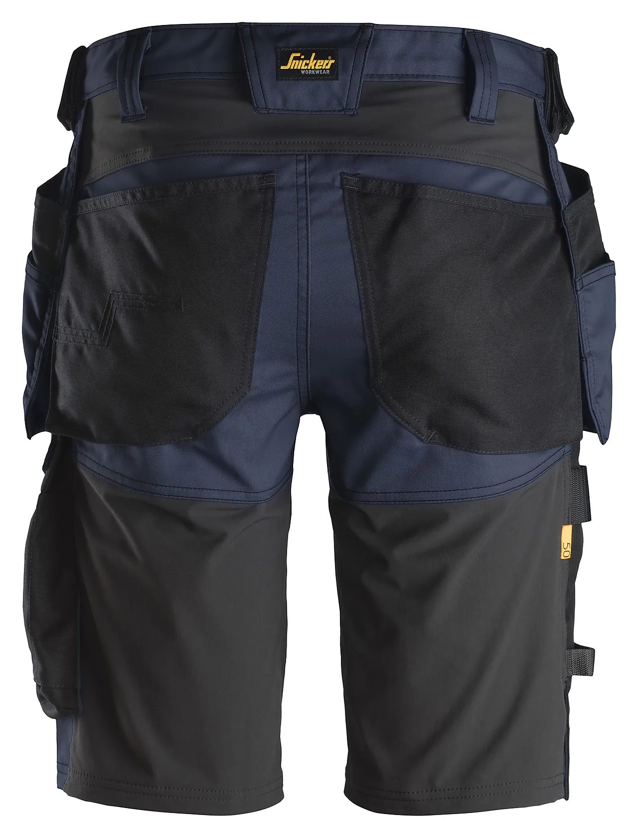 Snickers håndverkershorts 6141 mørkeblå/sort str 52 AllroundWork null - null - 2 - Miniatyr
