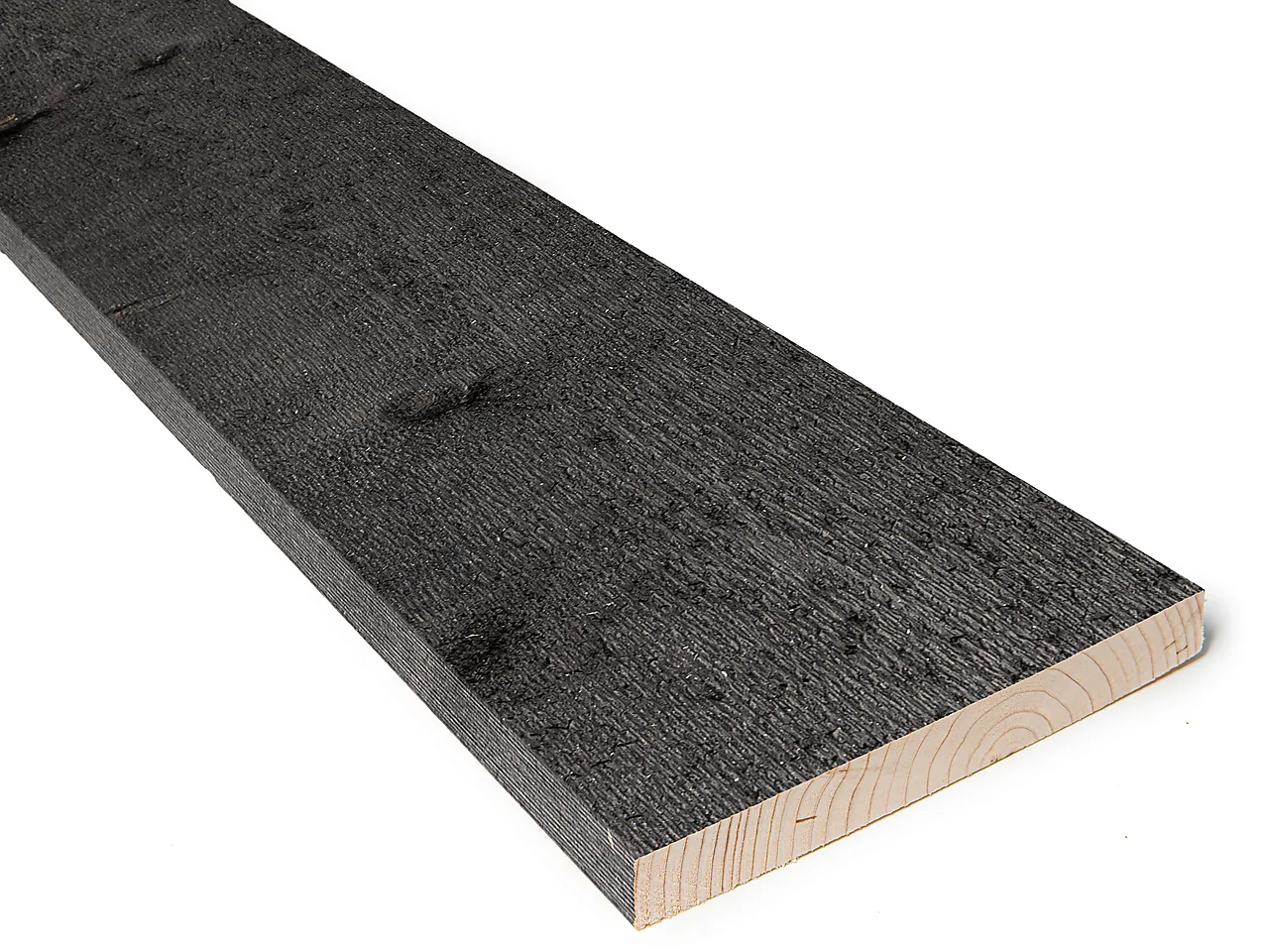 Gran 22x173 rektkled ædelsort kledning rektangulær behandlet Gran 22x173 rektkled ædelsort kledning rektangulær behandlet