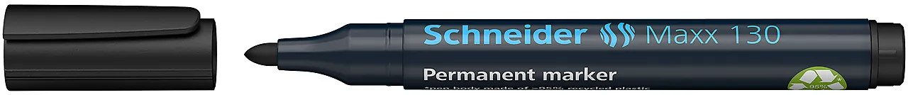 Merkepenn 130 permanent sort 1-3 mm Merkepenn 130 permanent sort 1-3 mm