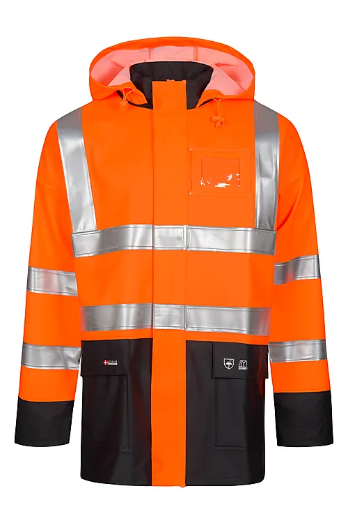 Regnjakke LR9015 oransje størrelse XL