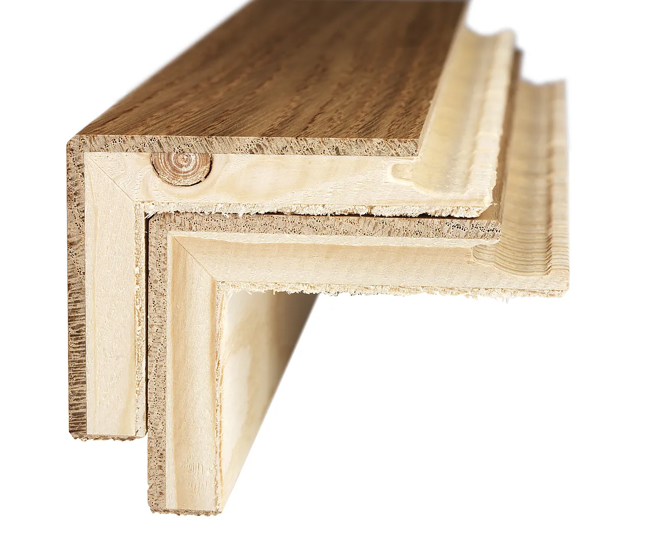 Boen Trappenese Profil B Eik 14x69x56x2200 mm Boen Trappenese Profil B Eik 14x69x56x2200 mm